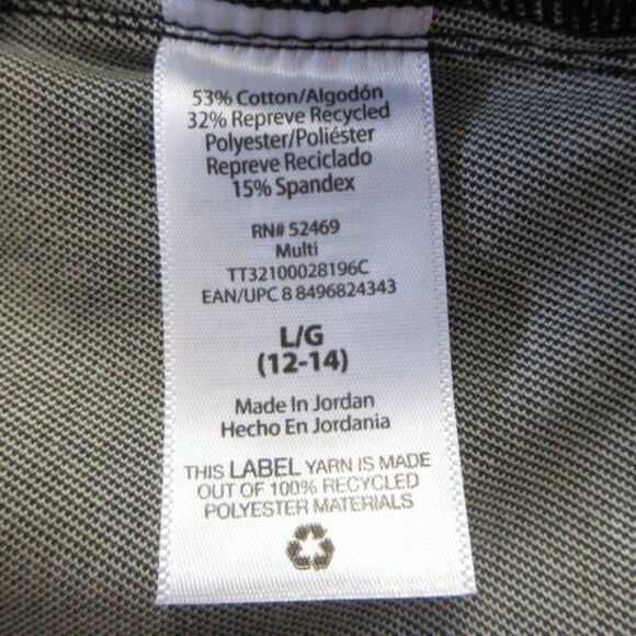 TIME AND TRU Hi Rise PULL ON‎ Camouflage Jeggings Sz L (12-14) Camo Leggings NWT - Picture 5 of 12